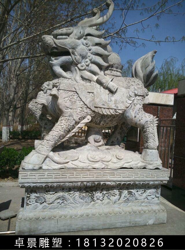 麒麟石雕，仿古麒麟石雕 (2)