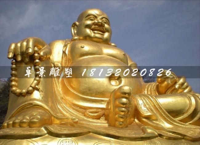 彌勒佛銅雕，銅佛像