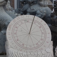 石頭日晷，石雕日晷雕刻