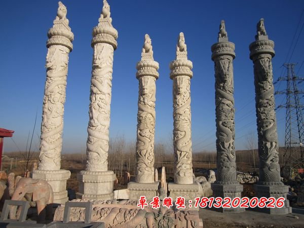石龍柱,盤(pán)龍柱