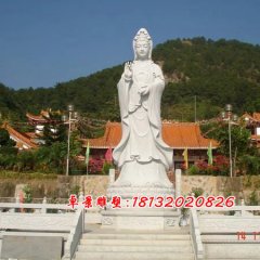 大型立式觀音，石雕觀音菩薩