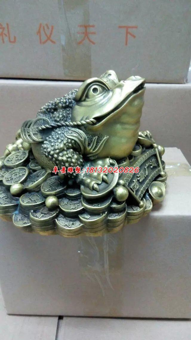 金蟾銅雕，三足金蟾，招財(cái)金蟾 (2)