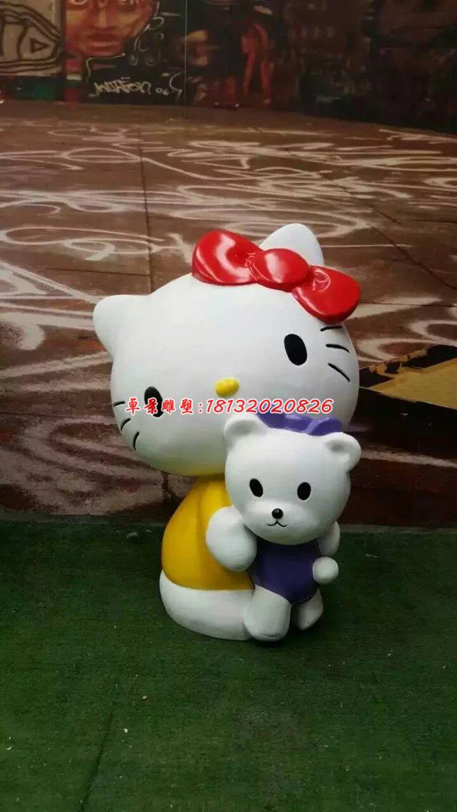 玻璃鋼hello kitty雕塑,卡通玻璃鋼雕塑 (8)