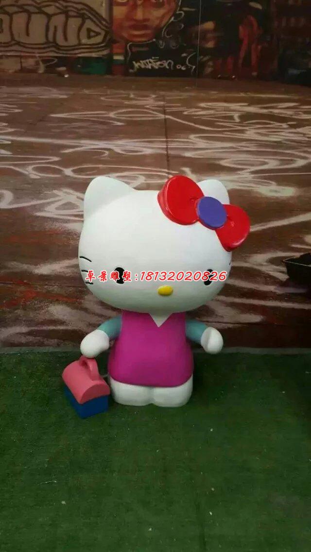 玻璃鋼hello kitty雕塑,卡通玻璃鋼雕塑 (9)
