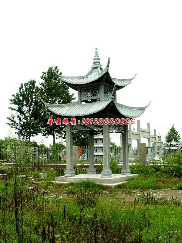 石頭涼亭，公園涼亭雕塑