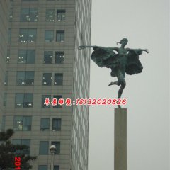 銅雕人物雕塑，廣場(chǎng)女神銅雕
