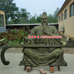 古代人物銅雕，廣場景觀銅雕