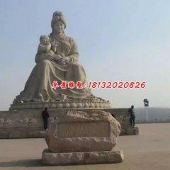 黃河母親石雕，廣場人物雕塑