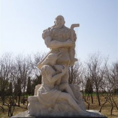 玻璃鋼伏羲雕塑，玻璃鋼人物雕塑