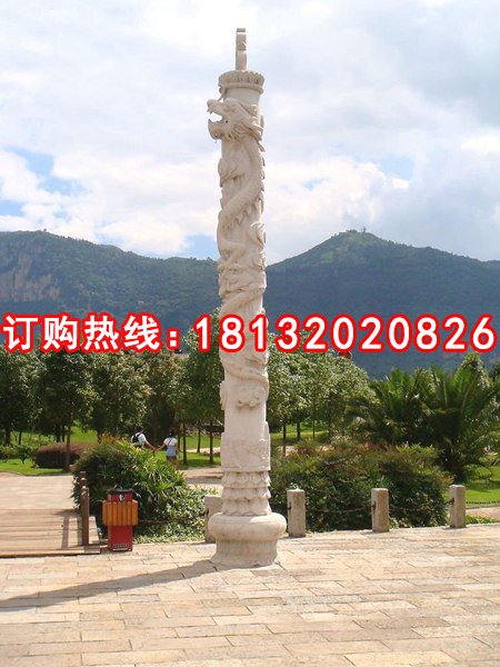 龍柱，盤龍柱，廣場(chǎng)龍柱石雕