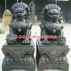 銅獅子，北京獅銅雕