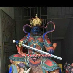 玻璃鋼四大天王雕塑，玻璃鋼彩繪神仙雕塑