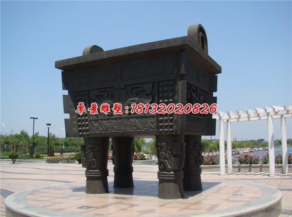 銅鼎，銅盛鼎，四方銅鼎