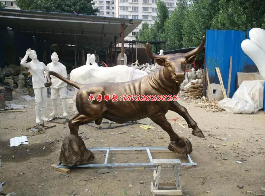 銅牛雕塑,鑄銅牛雕塑