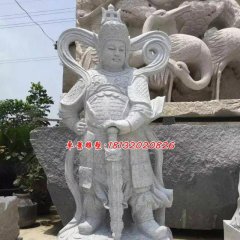 韋陀石雕，大理石韋陀菩薩雕塑