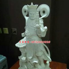 四大天王石雕，漢白玉四大天王