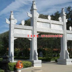 石雕牌坊，大理石牌坊，標(biāo)志牌坊雕塑