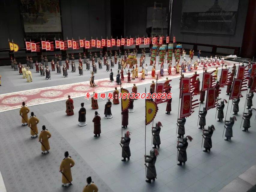 玻璃鋼古代人物雕塑，玻璃鋼仿真雕塑 (2)