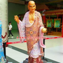 玻璃鋼羅漢雕塑，彩繪佛像雕塑