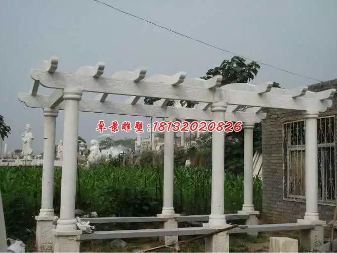長廊石雕，公園走廊雕塑
