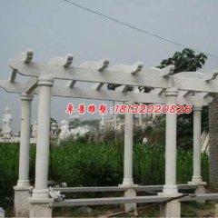 長廊石雕，公園走廊雕塑