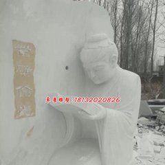 鑿壁偷光石雕，古代人物石雕