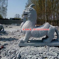 獨(dú)角獸石雕，法院門口石雕