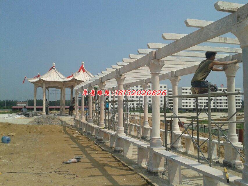 大理石長廊，公園走廊石雕 (1)