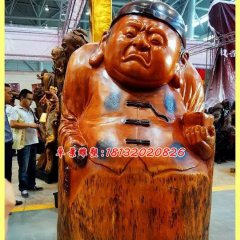 玻璃鋼財主雕塑，玻璃鋼人物雕塑