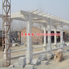 石雕長廊，漢白玉走廊雕塑