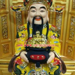 玻璃鋼財神雕塑，玻璃鋼神仙雕塑