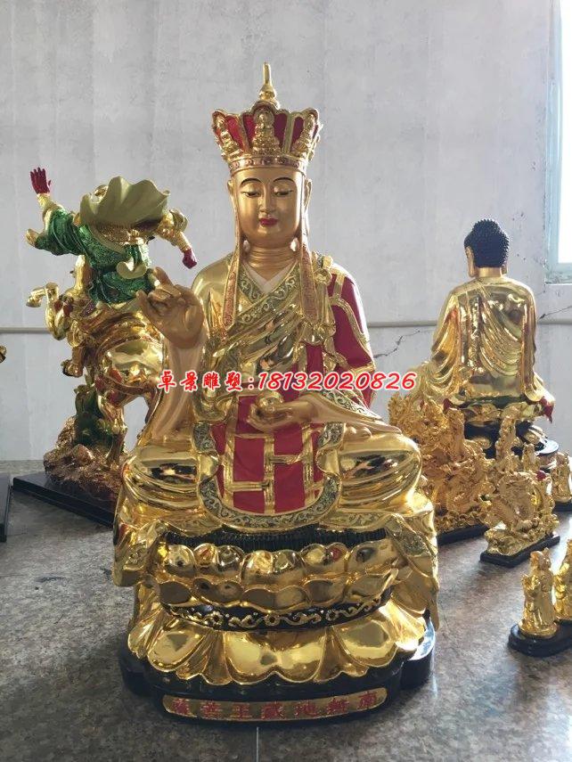 玻璃鋼地藏王雕塑，玻璃鋼佛像雕塑