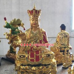 玻璃鋼地藏王雕塑，玻璃鋼佛像雕塑