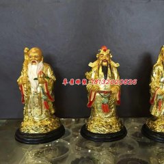 福祿壽三星銅雕，神仙銅雕