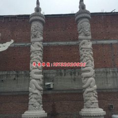龍柱石雕，華表石雕，廣場柱子雕塑