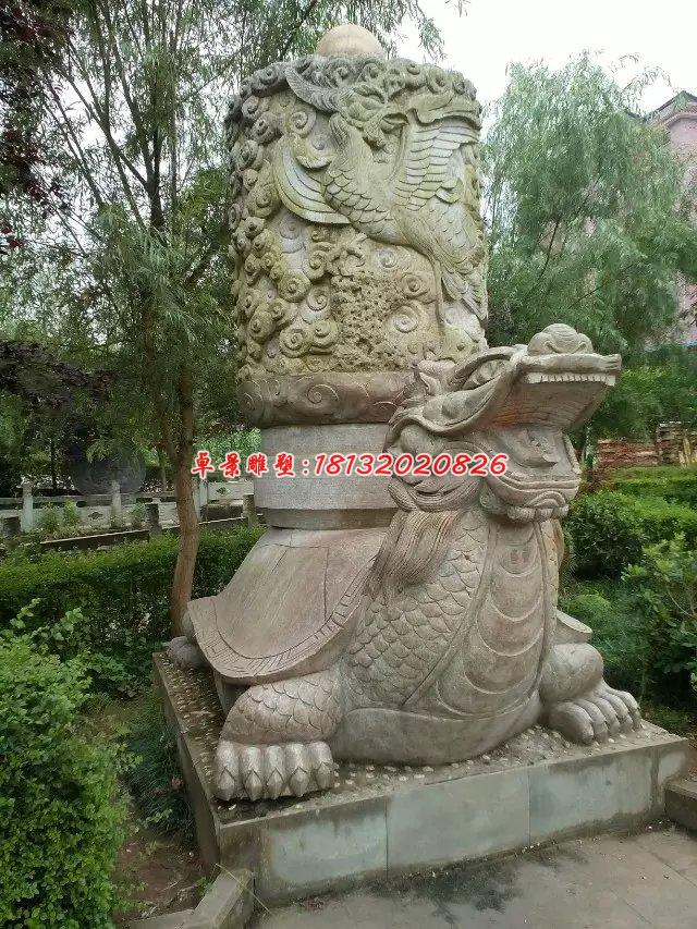 龍龜石雕，公園神獸石雕 (2)