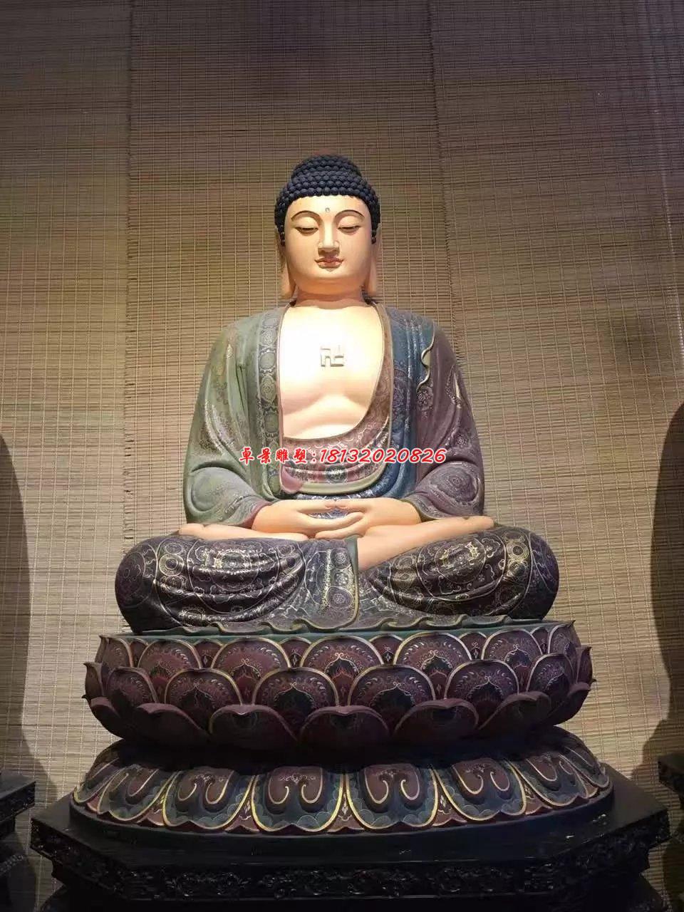 玻璃鋼佛像雕塑，如來佛祖雕塑