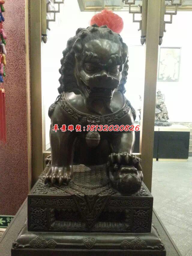 北京獅銅雕，鑄銅獅子雕塑 (1)