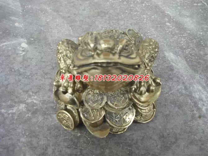 金蟾銅雕，招財(cái)金蟾銅雕 (2)
