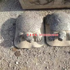 小烏龜石雕，公園動物石雕