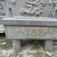 石雕鼎，四腳鼎，香爐石雕