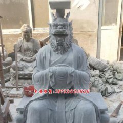 龍王石雕，大理石龍王雕塑