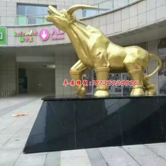 大黃牛銅雕，廣場銅牛雕塑
