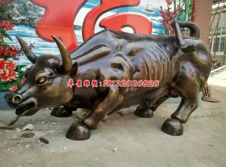 華爾街銅牛雕塑，廣場動物銅雕