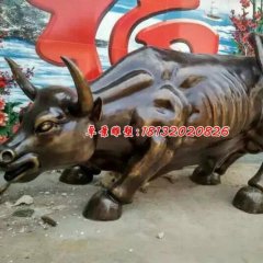 華爾街銅牛雕塑，廣場動物銅雕