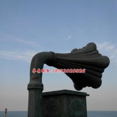 留聲機(jī)銅雕，廣場(chǎng)大型景觀銅雕