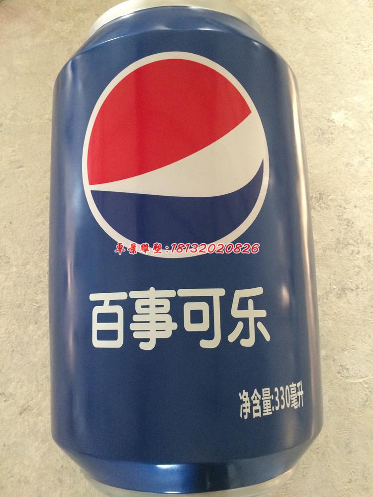 玻璃百事可樂瓶雕塑，玻璃鋼仿真雕塑 (2)