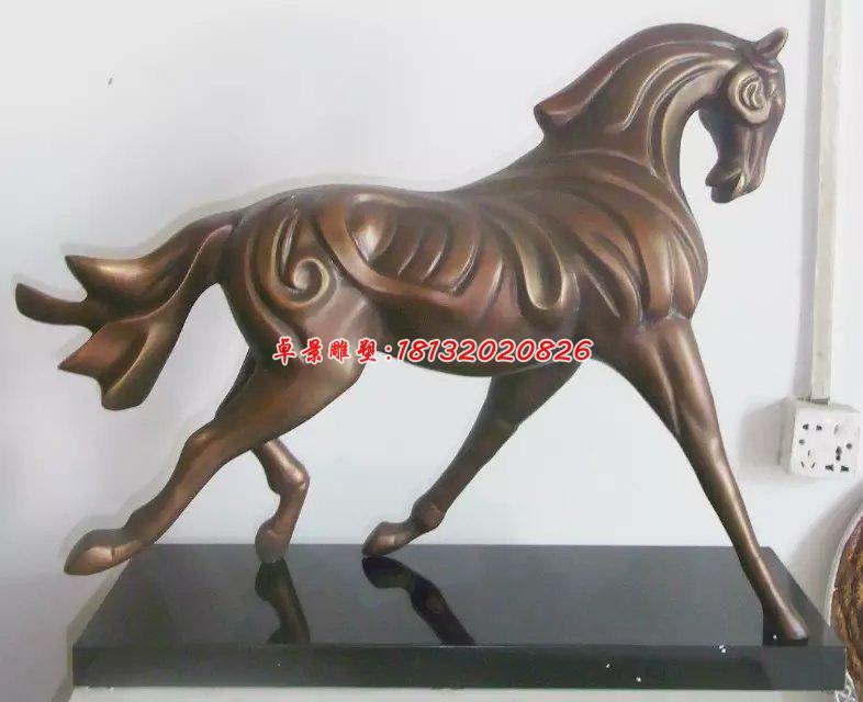 銅雕馬,公園銅馬動(dòng)物雕塑