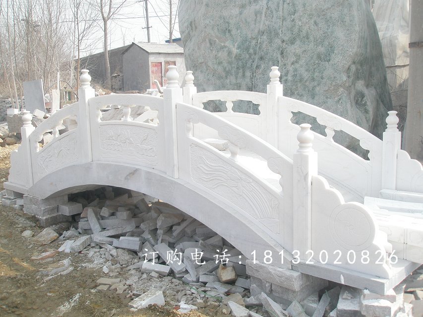 漢白玉石拱橋，公園石拱橋