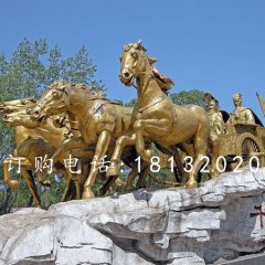 銅馬雕塑，鑄造銅馬，馬雕塑